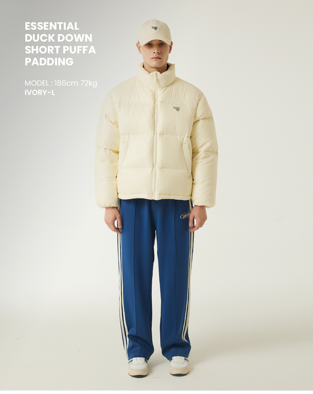 【THE MOZZ】[Premium] Pudding Duck Down Short Padding Poduszka pluszowa maskotka pudding kurczaczki maskotki dla