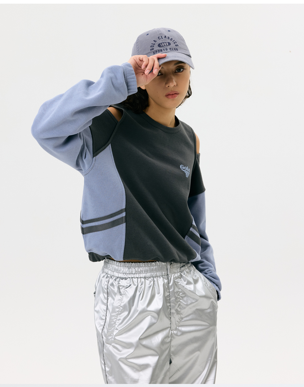 ★GOLA★ CONTRAST STITCHED CAP [3 COLOR] 골라(GOLA) [GL]FW CONTRAST STITCHED CAP [3 COLOR] - 사이즈