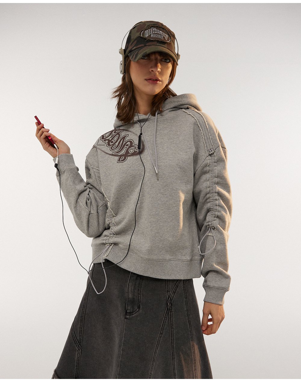 MUSINSA公式 | ORDINARY HOLIDAY Ordinary Washed Fringe Cap [3