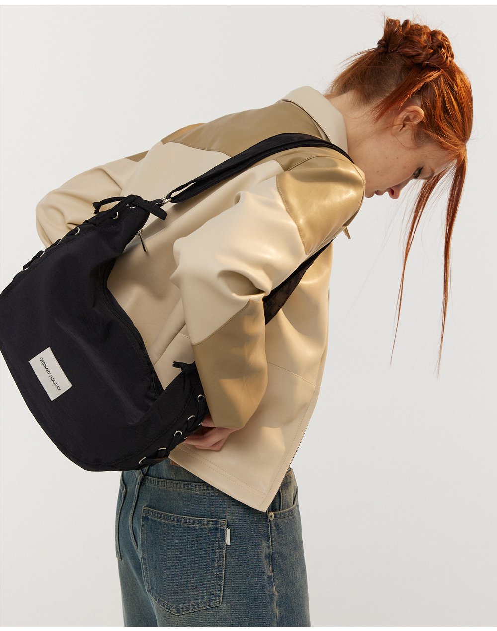 ORDINARY HOLIDAY - LACE UP HOBO BAG (5 COLORS)