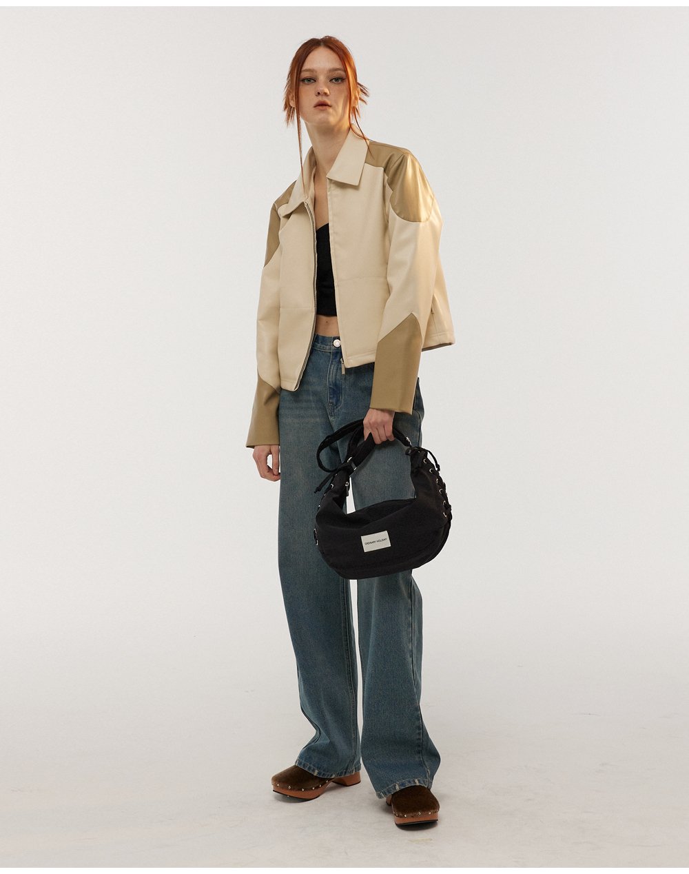 【ORDINARY HOLIDAY】lace up hobo bag ホボバッグ / 追跡付 MUSINSA公式 | ORDINARY HOLIDAY Lace-up hobo bag [2 COLOR]